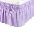 thumbnail image 1 of Unique Bargains Polyester Bed Skirt Elastic Wrap Around Dust Ruffle 15' Drop, 1 of 10