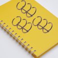 thumbnail image 3 of Miangastore 6pcs Loose Leaf Binders Scrapbook Book Clips Three-hole Segmented Binders for Office, 3 of 9