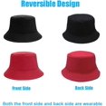 thumbnail image 2 of ORUYROP Bucket Hat for Women Men, Reversible Cotton Summer Sun Beach Fishing Cap Solid Color Style, 2 of 5