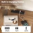 thumbnail image 3 of Vabches Rattan Nightstand with USB and 2 Drawers for Bedroom, Living Room (1 Pack), 3 of 10