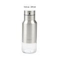 thumbnail image 1 of Trudeau Oil & Vinegar Bottle With Caddy Set, Stainless Steel, 12 1/2 oz, 1 of 5