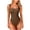 b68-coffee swimsuit women, variant on baikeli Women's One Piece Swimsuit Square Neck Tummy Control Bathing Suits Cutout Swimwear Full Coverage Swim Suits for Women 2025 Beachwear Coffee,M