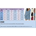thumbnail image 5 of Robe Chandail à Manches Chauve-Souris Longues pour Femmes, Épaules Dénudées, Tricotée Côtelée avec Ceinture, Mini Robes Moulantes, Chandails pour Femmes Automne 2023 Bleu m, 5 of 5
