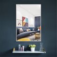 thumbnail image 3 of NeuType Miroir Rectangulaire Mural Argent 36"x24 Pouces, 3 of 7