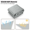 thumbnail image 3 of Yescom 28Ft Triangle Sun Shade Sail Canopy 97% UV Block Commercial Carpark Pool Camping Playground Outdoor Cload Gray, 3 of 10