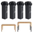 thumbnail image 3 of Lefu Rallonges de Pieds de Table Réglables pour Tables Pliantes, 4 Pcs - Hauteur de Table Relevable, 3 of 8