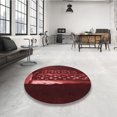 thumbnail image 4 of Ahgly Company Tapis Rectangulaire Intérieur Lavable en Machine Rouge Brique, 2 Pieds x 5 Pieds, 4 of 7