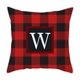 thumbnail image 2 of Yhmxh Pillow Covers Throw Pillow Covers Pillow Protector Twenty Six Letters Christmas Pillowcase Peach Skin Print Cushion Cover Plaid Cushion Pillowcase Peach Skin Pillowcase, 2 of 3