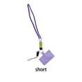 thumbnail image 5 of ziyahi Universal Mobile Phone Lanyard Adjustable Detachable Neck Hanging Rope Microfiber Reusable Anti-lost Strap for Climbing Purple Short, 5 of 5