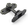 thumbnail image 3 of ORUYROP Luminous Black Sliding Bolt Locks, Flip Door Locks,Wardrobe Locks,Heavy Duty Gate Latch Clasp Lock, 3 of 5