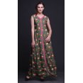 thumbnail image 2 of Bimba Robe Maxi Sans Manches à Imprimé Floral avec Fente avant pour Femmes Été Printemps, Très Petit, 2 of 5