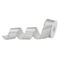 thumbnail image 1 of Unique Bargains 1 1/2 Inch 25 Yard Wide Satin Ribbon with Gold Edges Grosgrain Fabric Ribbon for Gift Wrapping, Silver, 1 of 7