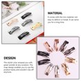 thumbnail image 3 of QualitChoice Hair Ornaments Iron Material Hair Accessories Side Clip Snap Fastener Clip Rose Red 1Set, 3 of 6