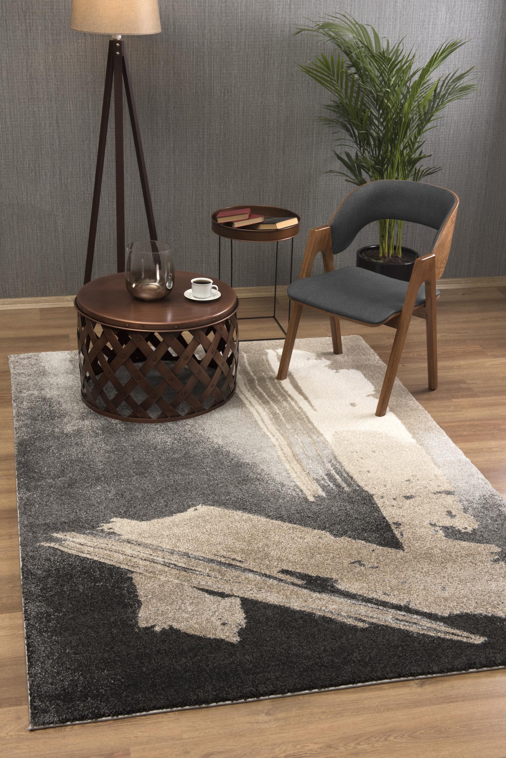 Rug Branch Nova Collection Moderne Géométrique Tapis de ZoneRug Branch New Zealand Plush Collection Moderne Abstraite Tapis de Zone