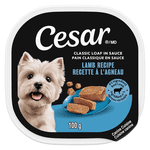 Cesar Classic Loaf in Sauce Lamb Recipe Soft Wet Dog Food