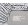 thumbnail image 2 of 1100 Thread Count 4 Piece Quality Sheet Set 18 Inch DeepPocket 100% Egyptian Cotton Solid Pattern, 2 of 4
