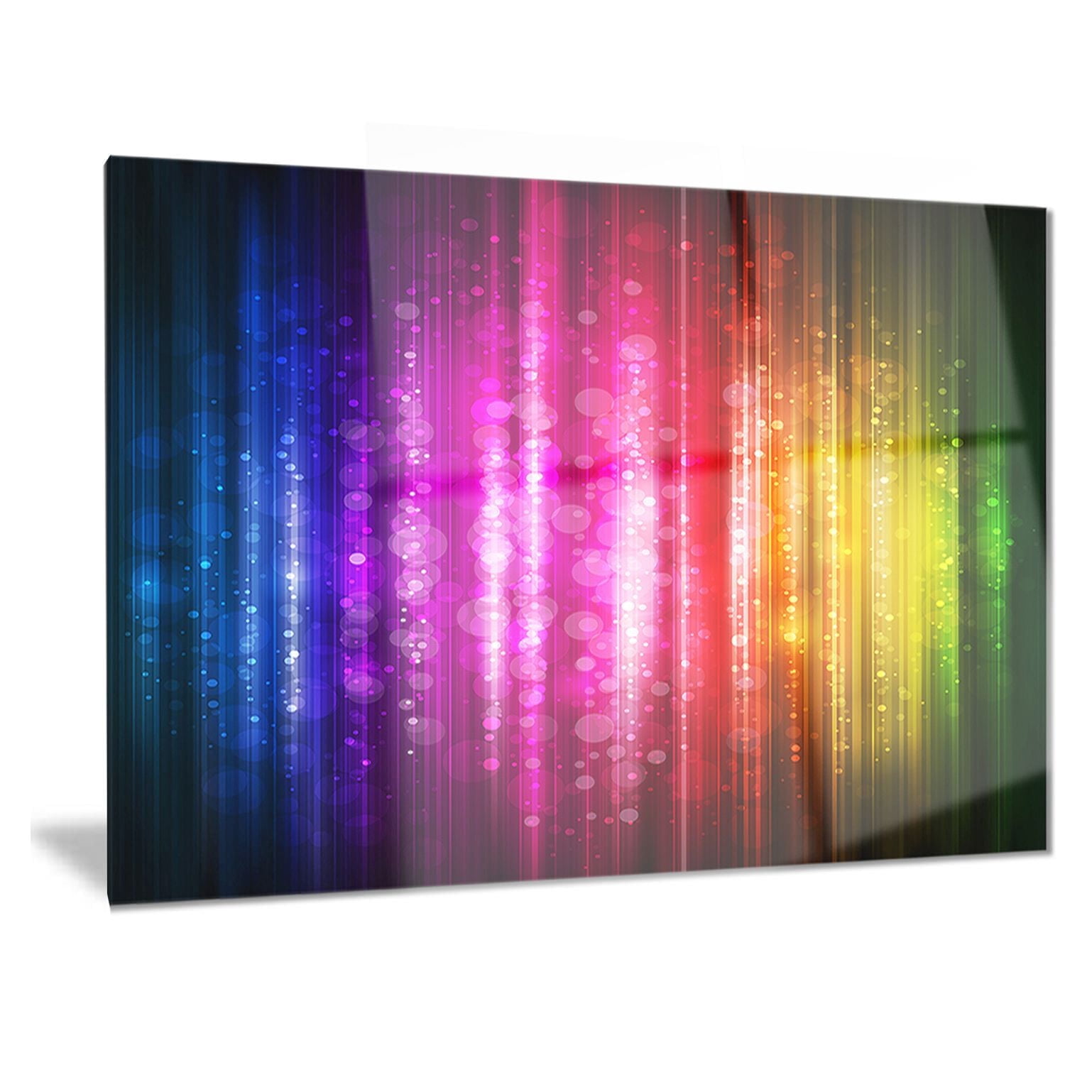 Art mural abstrait en métal Design Art Arrière-plan lumineux