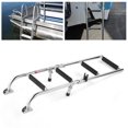 thumbnail image 3 of Ccdes Boat Foldable Ladder,Boat Ladder 4 Step,Stainless Steel 4 Step Folding Double Step Ladder Telescopic Boat Ladder Pontoon, 3 of 8