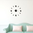 thumbnail image 1 of DIY Wall Clock Sticker Acrylic Mirror Modern  Room Decor, 1 of 8