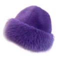 thumbnail image 1 of Esquirla Cossack Hat Russian Hat Beanie Winter Faux Hat for Snow Snowboard Riding, 1 of 8