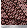 thumbnail image 2 of Soimoi Cotton Jersey Fabric Geometric Abstract Print Fabric by The Yard 58 Inch Wide, 2 of 3