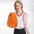 thumbnail image 1 of 2 Pcs Chaises de Cheerleading Portatives à Fleurs Colorées Activités Sportives Performance Fournitures de Cheerleading en Forme d'Éventail Haute Densité Bandes Colorées Poignée Design Décorations de Fête pour Filles Fête, 1 of 3