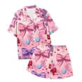 thumbnail image 4 of WEAIXIMIUNG Ensemble de Pyjama Deux Pièces pour Enfants Imprimé Saint-Valentin Manches Courtes et Shorts 12-13 Ans, 4 of 4
