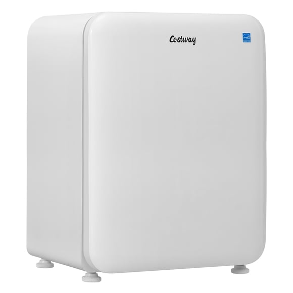 Costway Réfrigérateur Compact de 2,4 Pi3 Porte Réversible Dégivrage Automatique Mini-Frigo