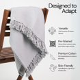 thumbnail image 3 of Twin Couverture 100 % Coton 4 Couches [Gris Écossais], 3 of 15