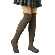 FhsagQ Socks Women Socks Socks Set Women Casual Wool Pile Socks Soild Color over Knee Woolen Stockings Women Socks Women Socks Socks White One Size