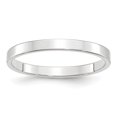 thumbnail image 1 of 14K White Gold 2.5mm Light Weight Flat Band Size 7, 1 of 3