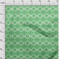 thumbnail image 3 of oneOone Viscose Chiffon Green Fabric Asian Ikat Craft Projects Decor Fabric Printed By The Yard 42 Inch Wide, 3 of 4