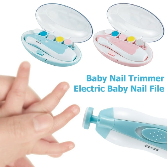 Lime à Ongles pour Bébé 6 en 1 et Coupe-Ongles pour Bébé avec Lumière, Ensemble pour Nouveau-Né et Tout-Petit