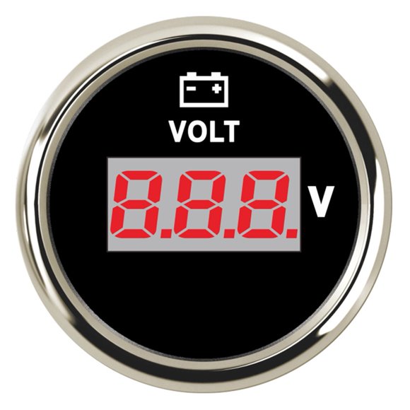 52MM Gauge Voltmeter 8-32V Volt Meter Auto Universal Voltage For Marine Boat Automobile Truck Motorcycle Accessories 12V 24V