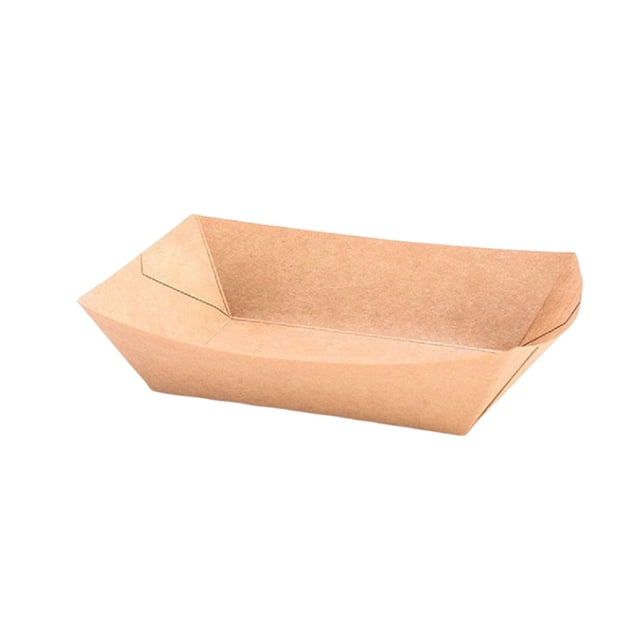 fastboy Kraft Paper Bag Packaging Carton Snack Box Lightweight Single-use Container Hamburger Donut Bread Bag Food Packing 12x6.5x4cm