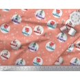thumbnail image 3 of Soimoi Poly Georgette Fabric Gift Box,Car & Santa Christmas Print Fabric by Yard 42 Inch Wide, 3 of 3