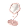 thumbnail image 4 of figatia Miroir de Maquillage pour Table Pivotant à 360 Degrés Réglable avec Rangement Miroir de Table Rose, 4 of 9