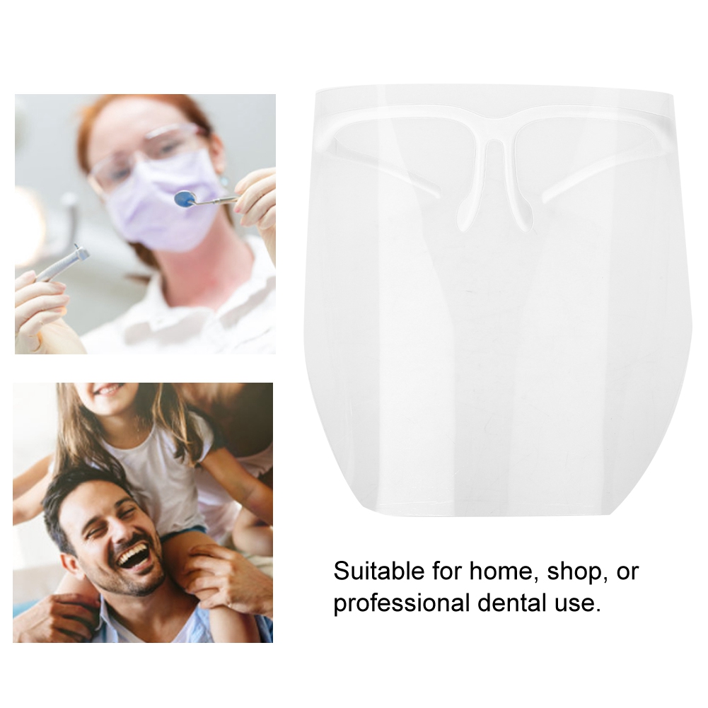 Protection Professionnelle pour le Visage pour la Maison et la Boutique 10 Pcs Blanc, Rose, Vert, Bleu