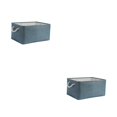 thumbnail image 1 of Maytalsory Sturdy Rope Handle Storage Bin Convenient And Reliable Storage Solution Macaron Light Blue 36*26*16 2Set, 1 of 6
