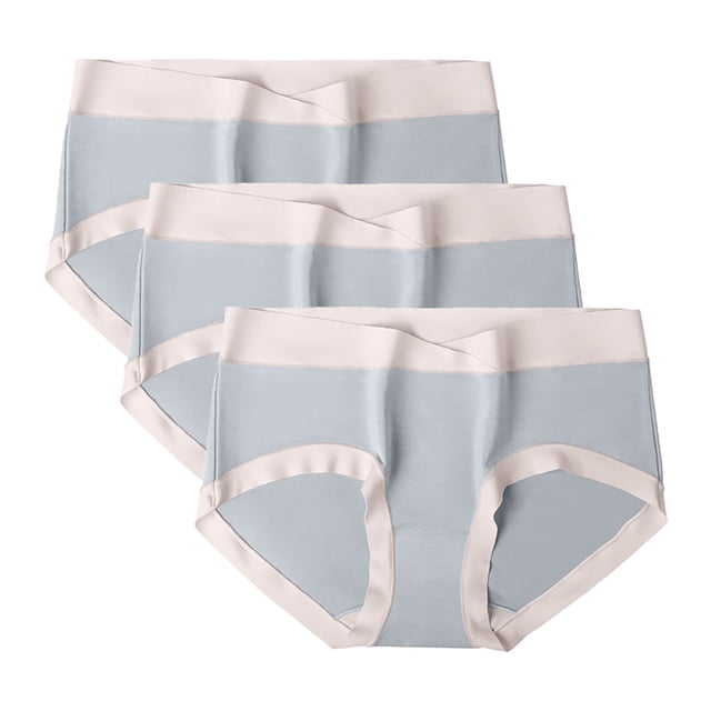 GigrtiJin Womens Multipack Cotton Underwear Mid Rise Seamless Invisible Briefs Strench Sweatproof Underpants 3 Pack