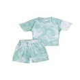 thumbnail image 3 of EIMELI Ensemble T-Shirt et Short Ajusté Col Rond pour Filles Tout-Petits, 3 of 6