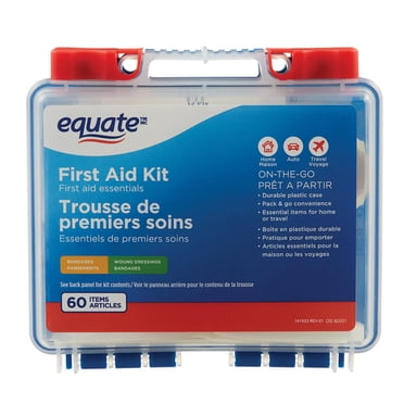 Equate Trousse de Premiers Soins 60 Articles