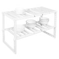 thumbnail image 3 of Sink Rack, Sink Organizers, 2-Tier Expandable Organizer For Bookshelf Shoe Rack Kitchen Bathroom, 3 of 8