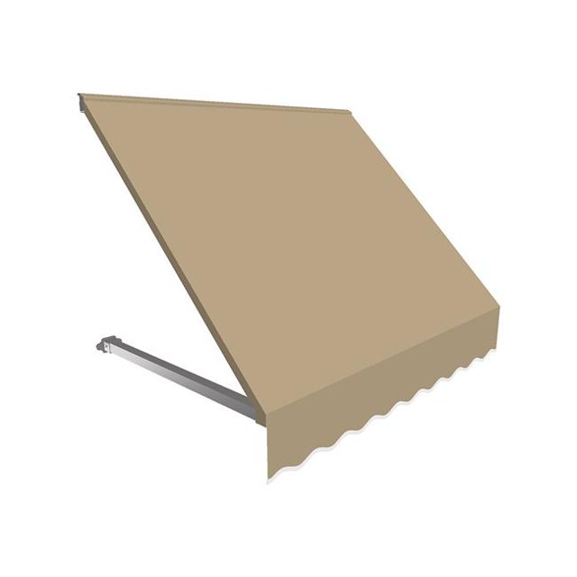 Awntech ER1030-US-6T Auvent Rétro pour Fenêtre et Entrée de 6,38 Pi, Dallas, Beige - 16 x 30 Po
