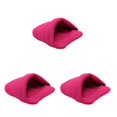 thumbnail image 3 of Maytalsory Lit Universel pour Animaux de Compagnie Adapté à Toutes les Races Doux et Confortable Large Application rose Rouge XS, 3Set, 3 of 6
