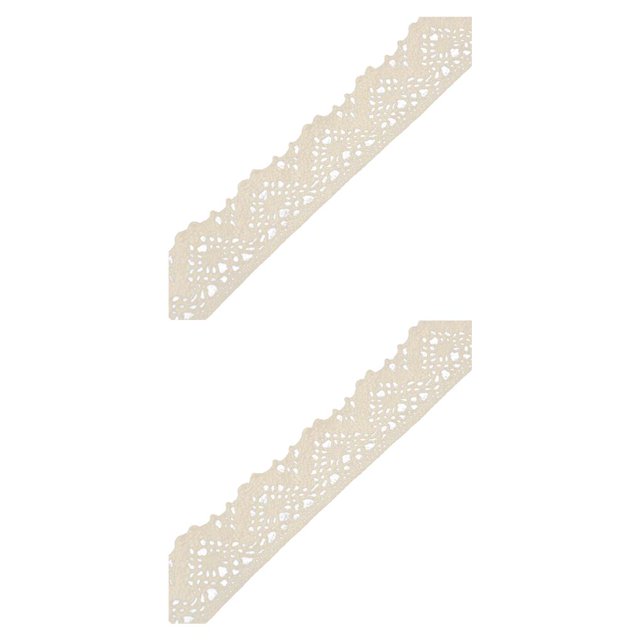 Baohd 1 Roll Lace Craft Ribbon Charming Stylish DIY Craft Creative Sewing Accessory Clothes Supplies Good-looking Lace Trim Type11 2Set