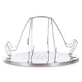 thumbnail image 2 of Grille-pain Pliable pour Réchaud de Camping en Acier Inoxydable, Grille-Pain 4 Tranches pour Pain, Grille-Pain Portable d'Extérieur pour Camping, Randonnée, Pique-Nique, BBQ, 2 of 7