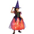 thumbnail image 1 of Lights Up Twinkle Witch Child Costume, 1 of 3