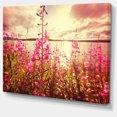 thumbnail image 2 of Prairie avec Fleurs Violettes Alaska - Impression sur Toile d'Art Floral, 2 of 3