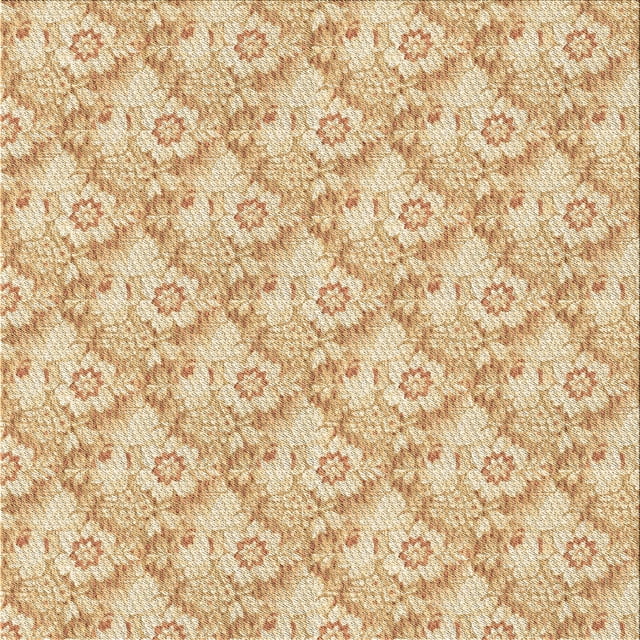 Ahgly Company Tapis d'Intérieur Lavable à la Machine, Carré, Transitionnel, Orange, Tapis de Zone, 6 Pieds Carré